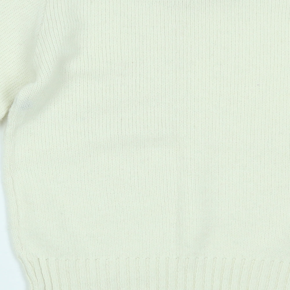 Prova Womens Ivory   Pullover Jumper Size 14