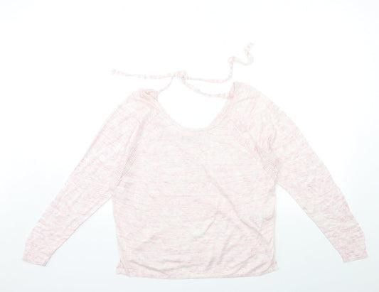 Marks and Spencer Womens Pink  Knit Pullover Jumper Size 10