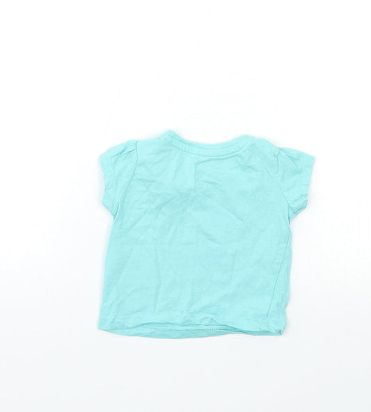 Primark Baby Blue   Pullover T-Shirt Size 0-3 Months