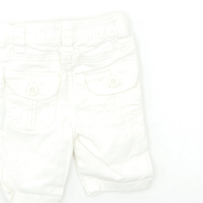 Earlydays Baby White  Damask Capri Jeans Size 3-6 Months