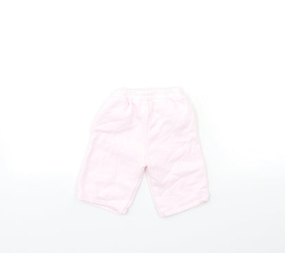Preworn Baby Pink   Sweatpants Trousers Size 3-6 Months