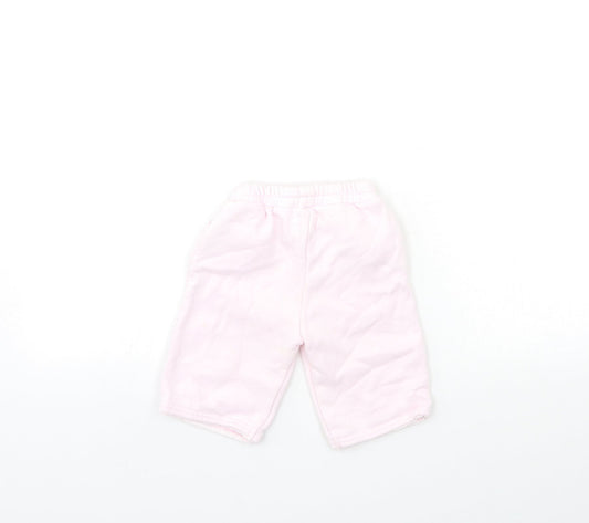 Preworn Baby Pink   Sweatpants Trousers Size 3-6 Months