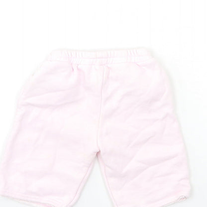 Preworn Baby Pink   Sweatpants Trousers Size 3-6 Months