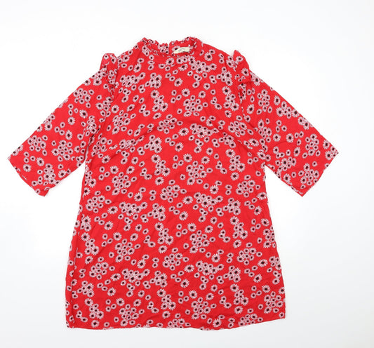Papaya Womens Red Floral  A-Line  Size 14
