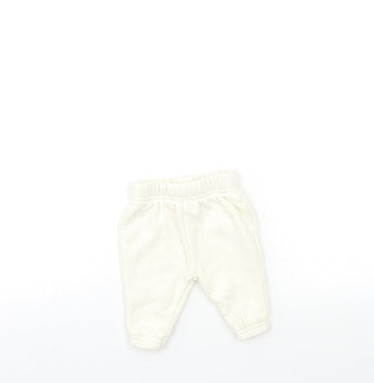 Primark Baby White   Sweatpants Trousers Size 0-3 Months