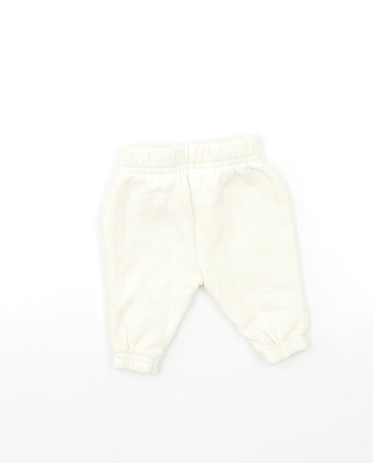 Primark Baby White   Sweatpants Trousers Size 0-3 Months
