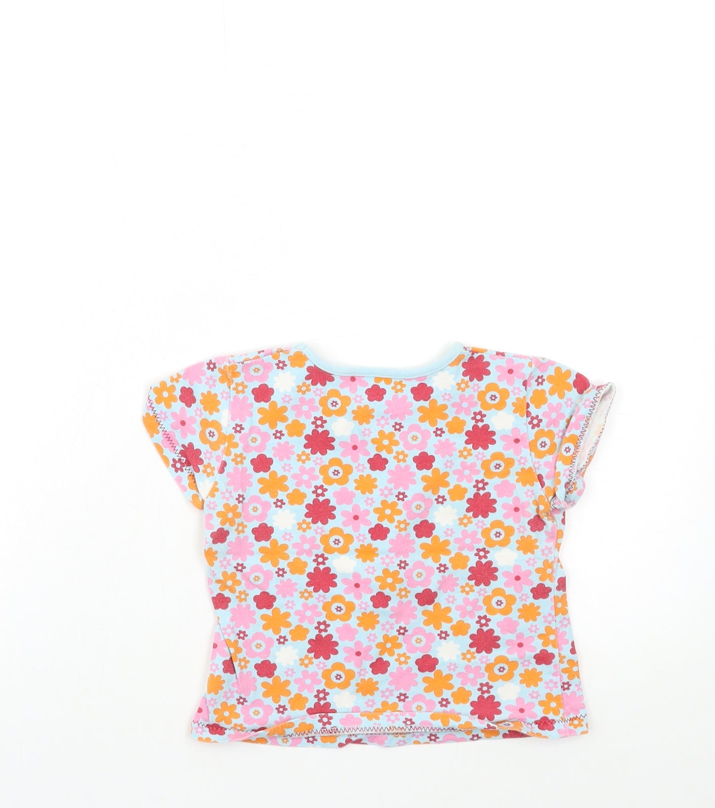 NEXT Baby Pink Floral  Basic T-Shirt Size 18-24 Months
