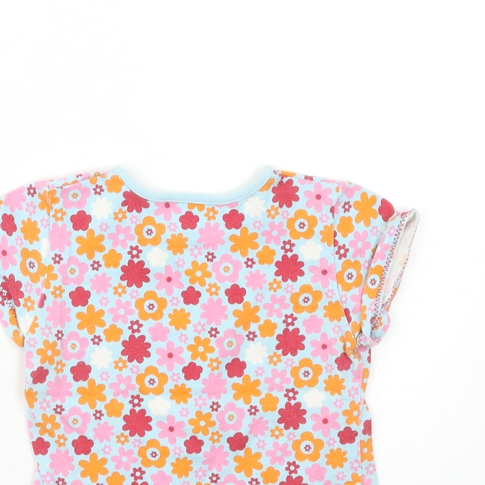 NEXT Baby Pink Floral  Basic T-Shirt Size 18-24 Months