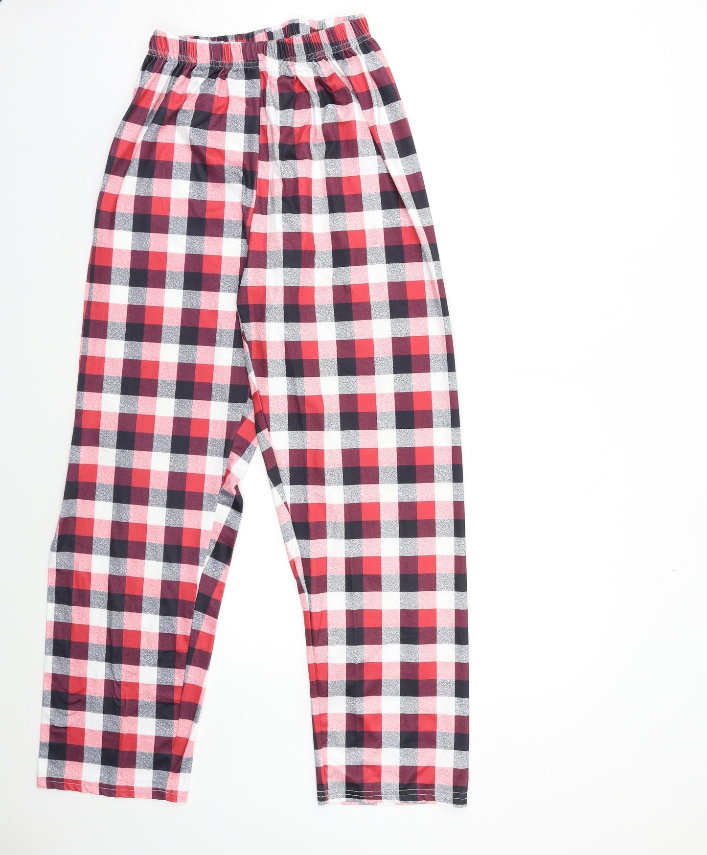 Womens UK Size M Preworn Regular Fit  Red Trousers