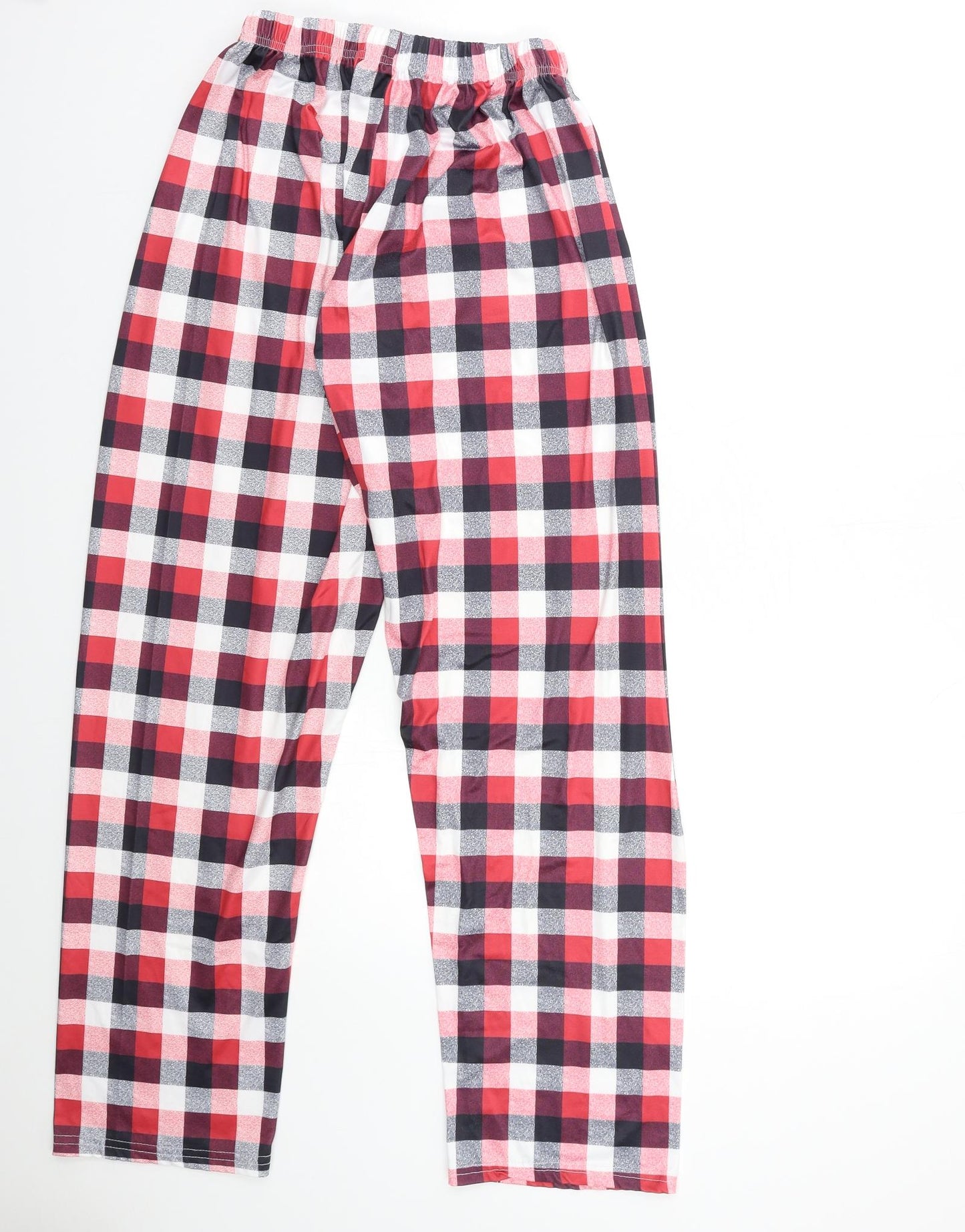 Womens UK Size M Preworn Regular Fit  Red Trousers