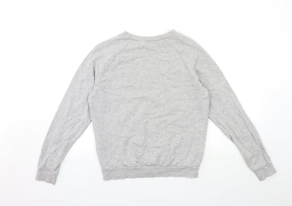 H&M Womens Grey   Pullover Sweatshirt Size M  - team internet