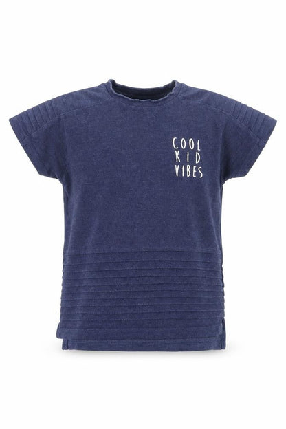 Primark Boys Blue   Basic T-Shirt Size 5-6 Years  - cool kids
