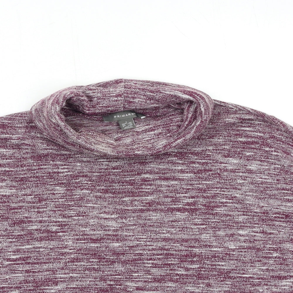 Primark Womens Purple  Knit Pullover Jumper Size 8
