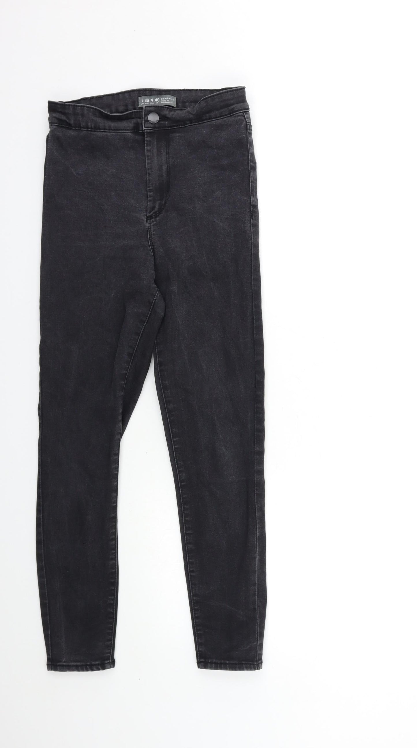 Denim & Co. Womens Black  Denim Skinny Jeans Size 8 L23 in