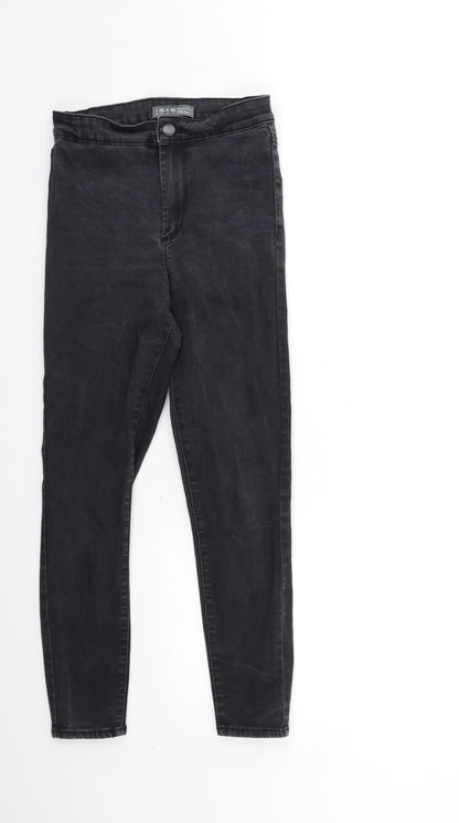 Denim & Co. Womens Black  Denim Skinny Jeans Size 8 L23 in