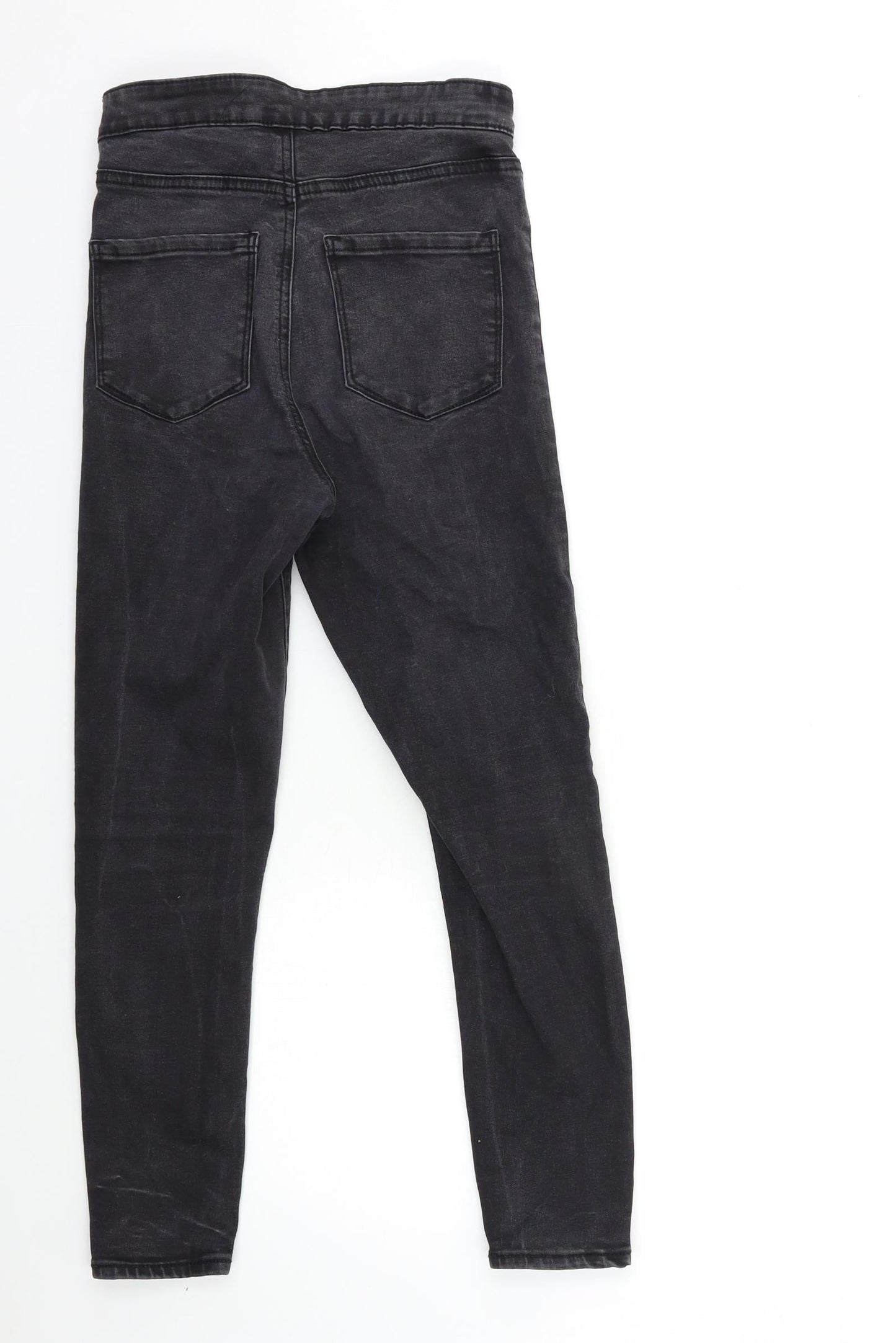 Denim & Co. Womens Black  Denim Skinny Jeans Size 8 L23 in