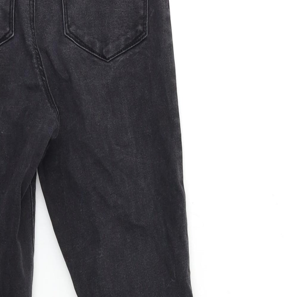 Denim & Co. Womens Black  Denim Skinny Jeans Size 8 L23 in