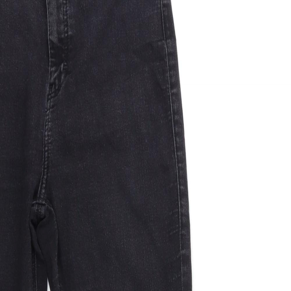 Topshop Womens Black  Denim Skinny Jeans Size 28 in L30 in