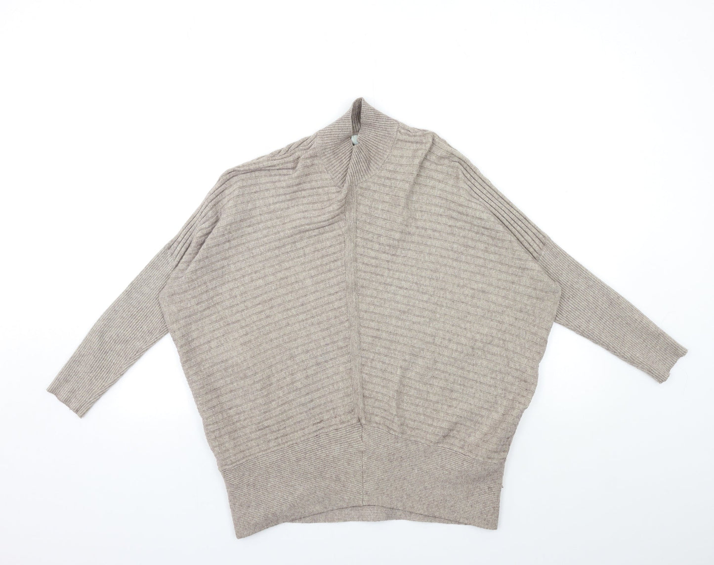 Womens UK Size XS River Island Brown Pullover Jumper
