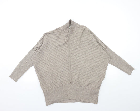 Womens UK Size XS River Island Brown Pullover Jumper