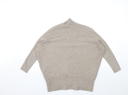 Womens UK Size XS River Island Brown Pullover Jumper