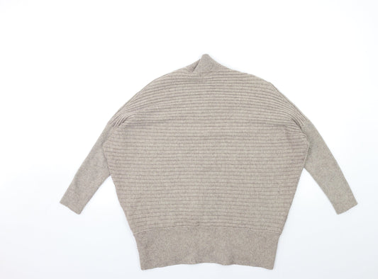 Womens UK Size XS River Island Brown Pullover Jumper