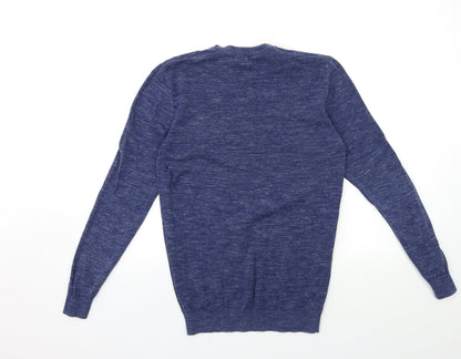 George Mens Blue  Knit Pullover Jumper Size S