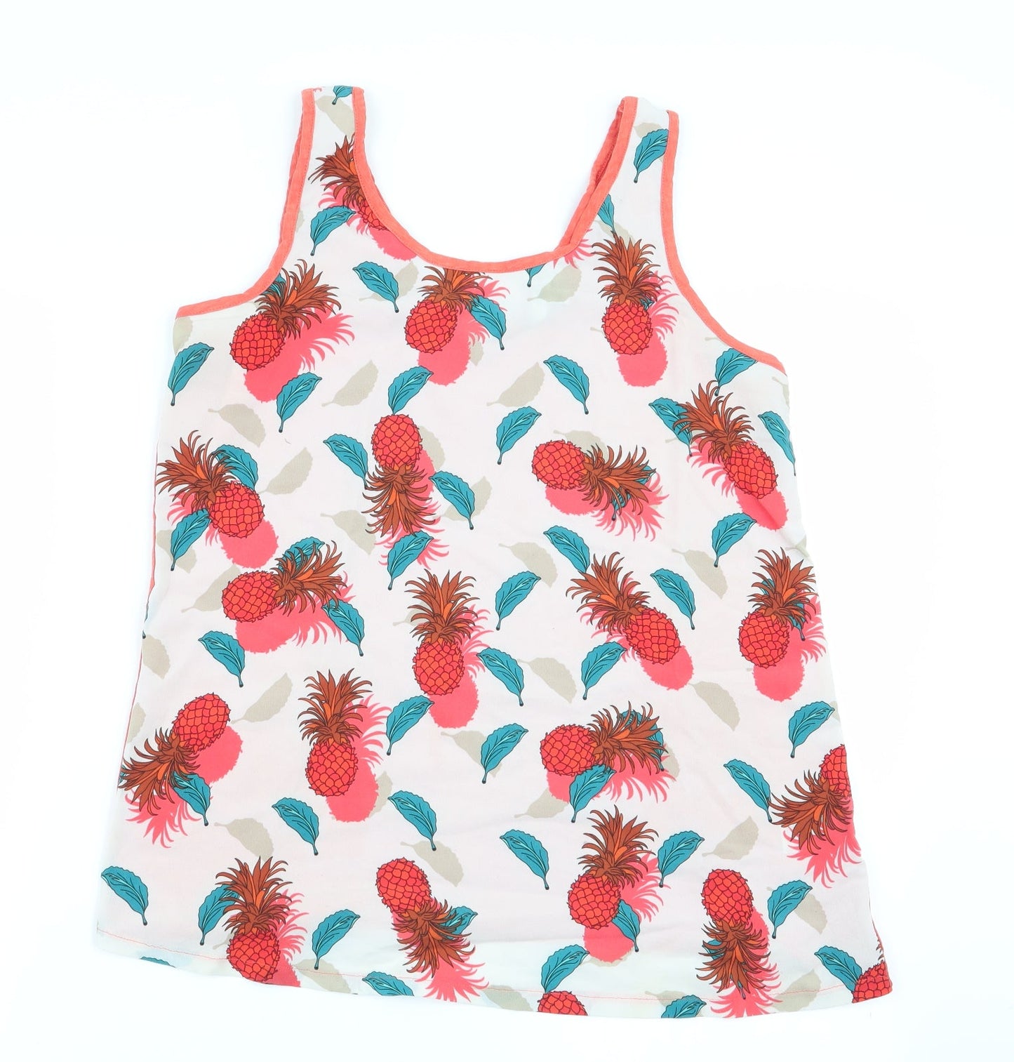 Womens UK Size 10 NEXT Multicoloured Basic Tank