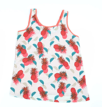 Womens UK Size 10 NEXT Multicoloured Basic Tank