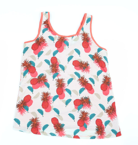 Womens UK Size 10 NEXT Multicoloured Basic Tank