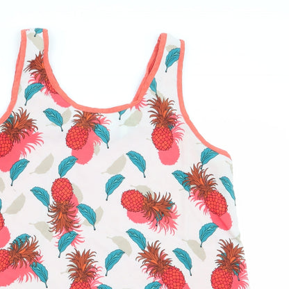 Womens UK Size 10 NEXT Multicoloured Basic Tank