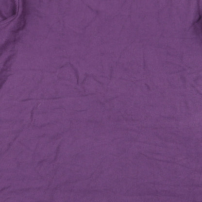 Womens UK Size 12 Roman Purple Basic T-Shirt