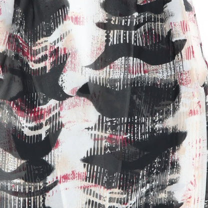 VERO MODA Womens Multicoloured Geometric  Basic Blouse Size M