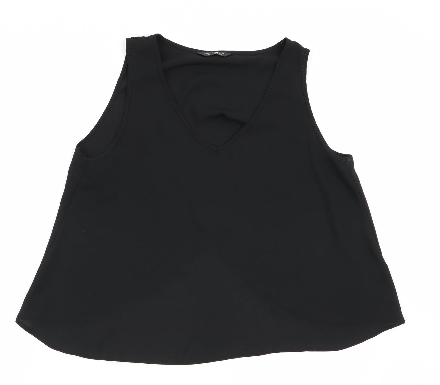 Miss Selfridge Womens Black   Basic Blouse Size 12