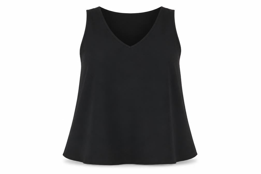 Womens UK Size 12 Miss Selfridge Black Basic Blouse