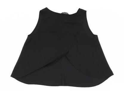 Miss Selfridge Womens Black   Basic Blouse Size 12