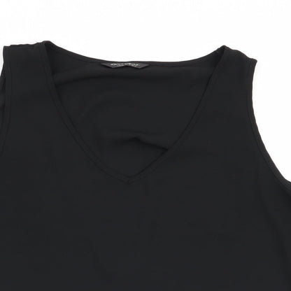 Miss Selfridge Womens Black   Basic Blouse Size 12