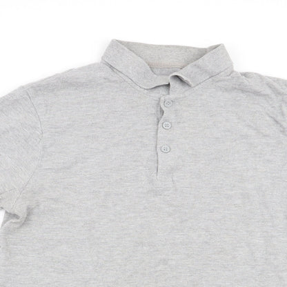 Asda George Mens Grey    Polo Size S