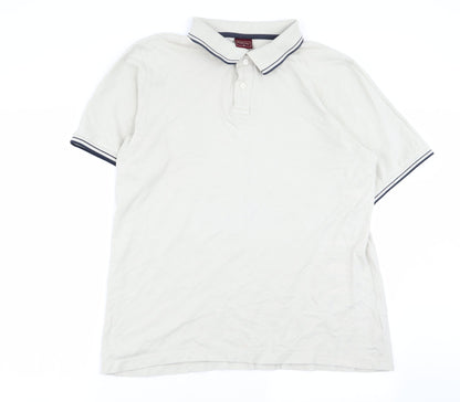 burton menswear Mens Beige    Polo Size L