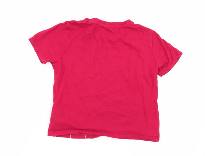Liverpool FC Boys Red Striped  Basic T-Shirt Size 5-6 Years