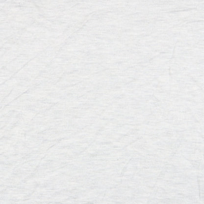 H&M Womens Grey   Basic T-Shirt Size 14