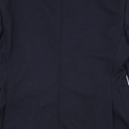 Easy Mens Blue   Jacket Blazer Size S