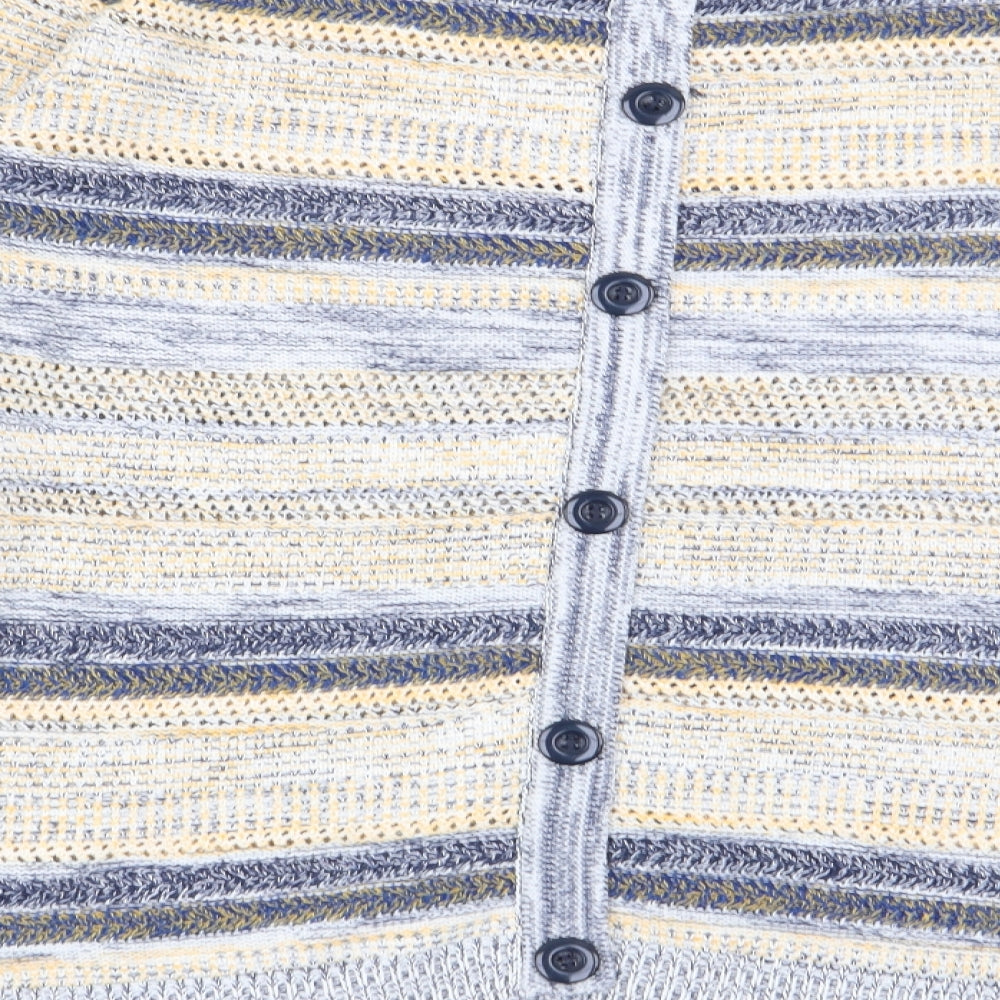 just elegance Womens Multicoloured Striped  Pullover Jumper Size S