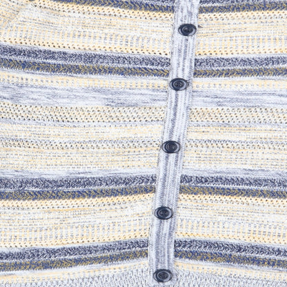 just elegance Womens Multicoloured Striped  Pullover Jumper Size S