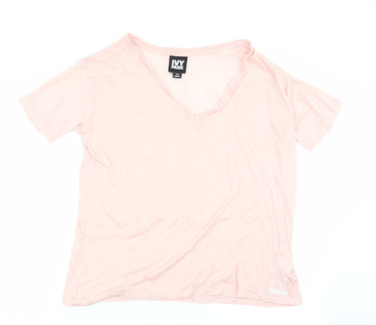 Womens UK Size XS IVY PARK Pink Basic T-Shirt