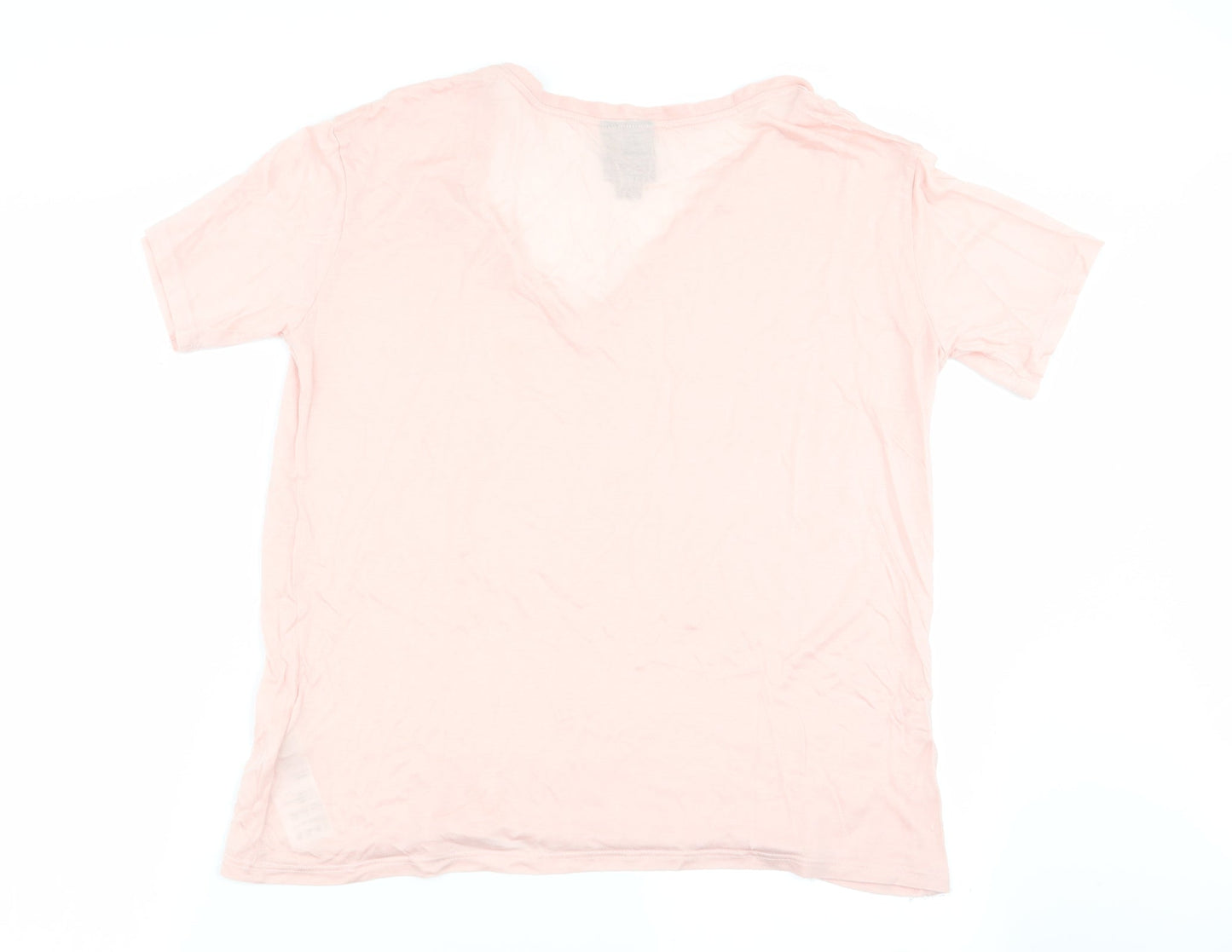 Womens UK Size XS IVY PARK Pink Basic T-Shirt