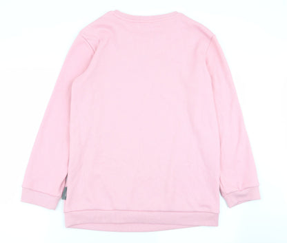 Womens UK Size XS Disney Pink Pullover Jumper