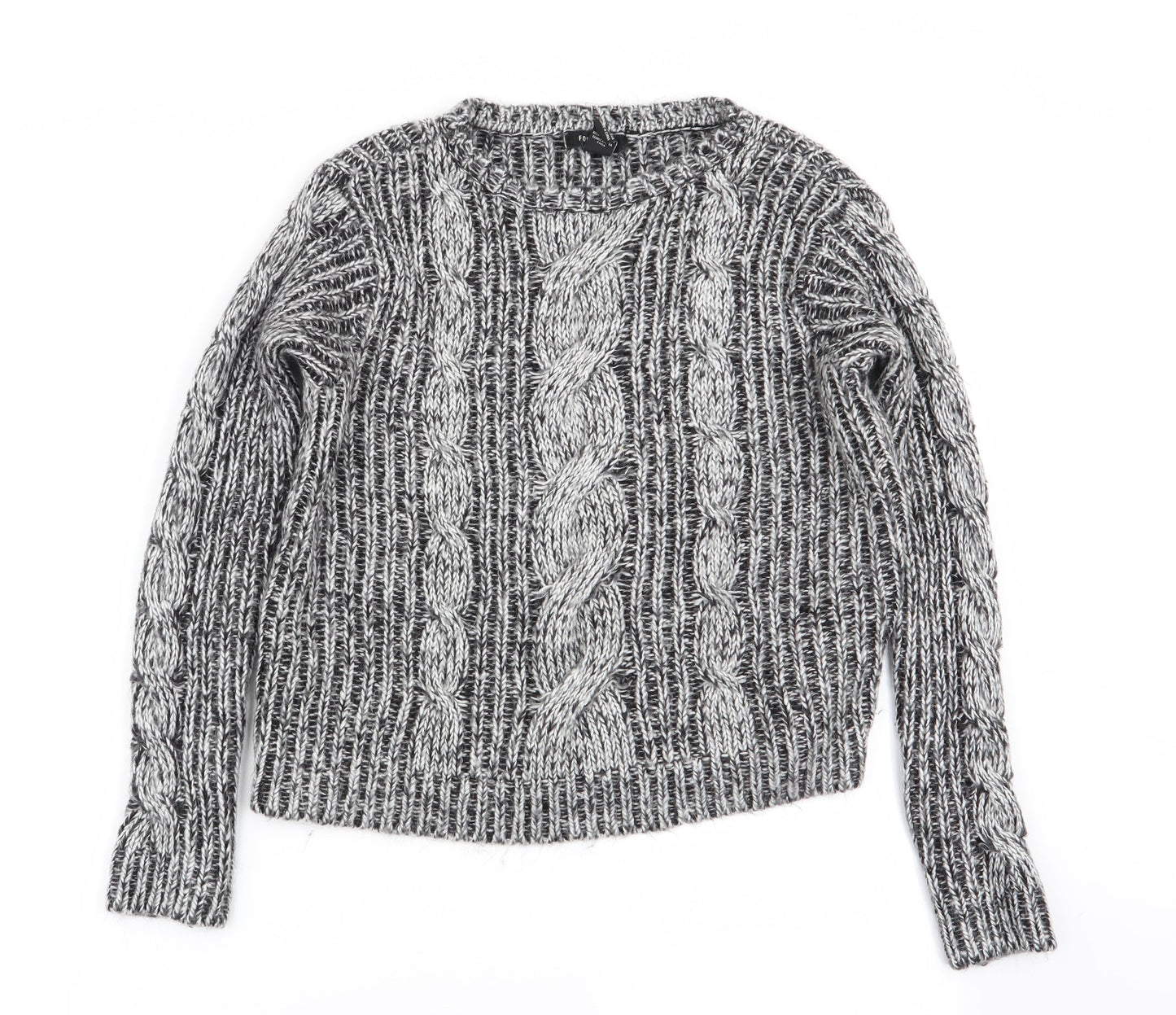 FOREVER 21 Womens Grey   Pullover Jumper Size S