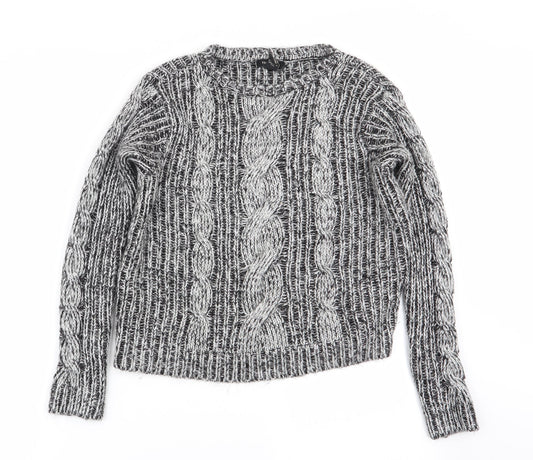 FOREVER 21 Womens Grey   Pullover Jumper Size S