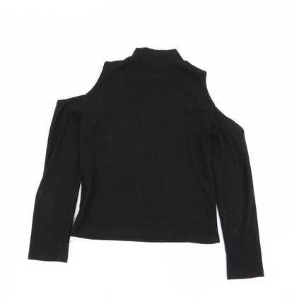 SheIn Girls Black   Basic T-Shirt Size 8 Years
